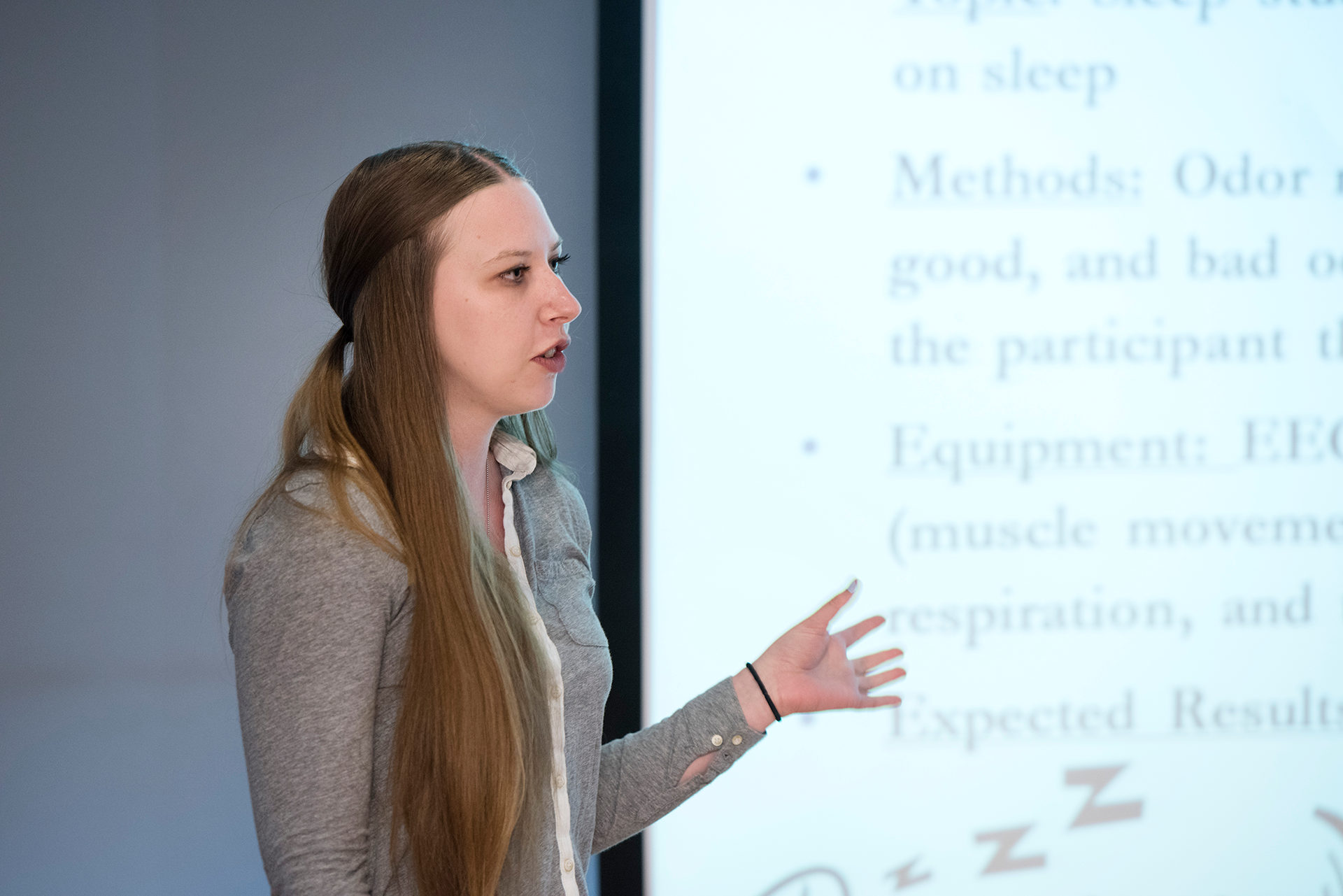 Research presentation by Rebekah (University of Geneva / Fitchburg State University)